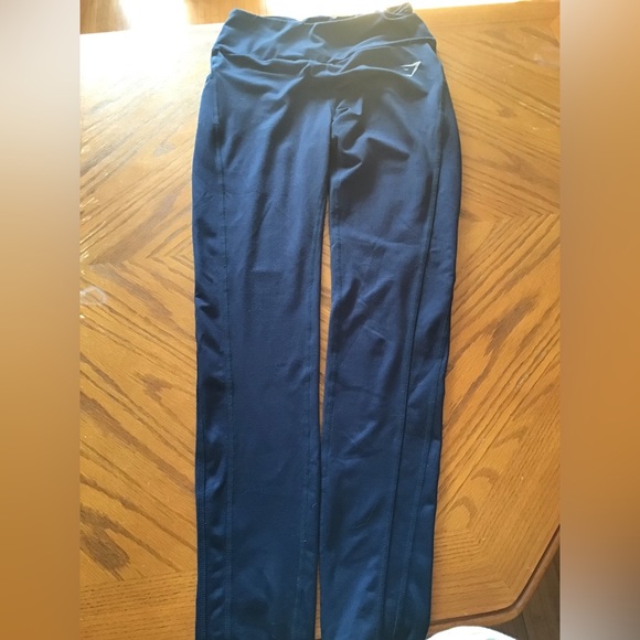 GYMSHARK Drop-in Pocket Tights Navy - Picture 7 of 8